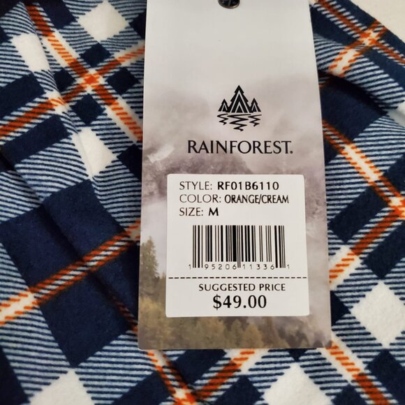 rainforest BRUSHED PLAID FLANNEL LOUNGE PANTS Medium - Picture 10 of 11